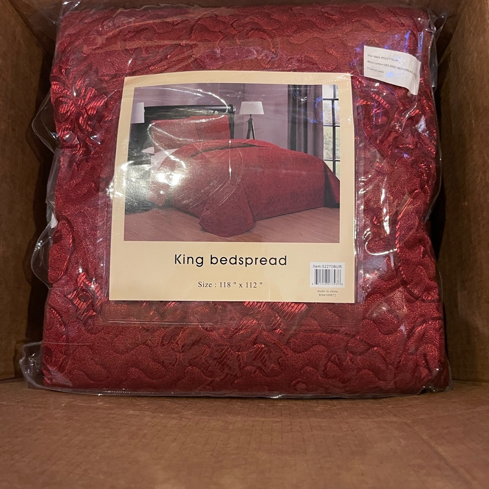 King size bedspread